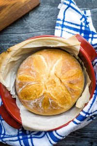Dutch Oven French Bread (Easy)