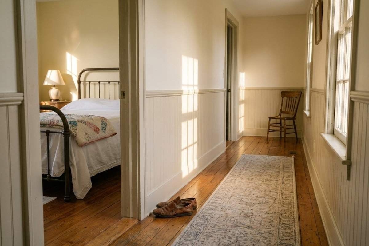 clena and sunny hallway.