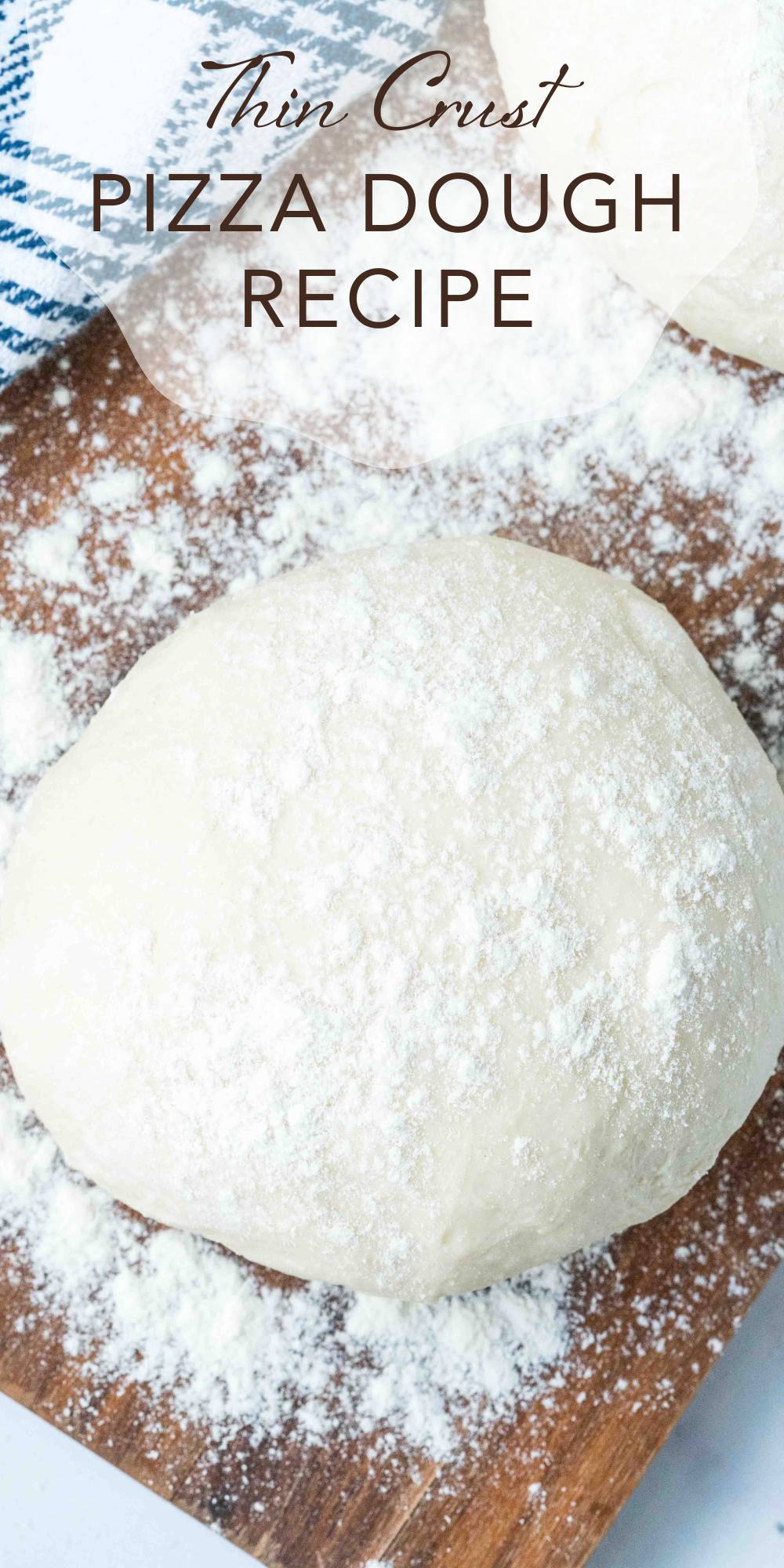Thin Crust Pizza Dough {New York Style Recipe}