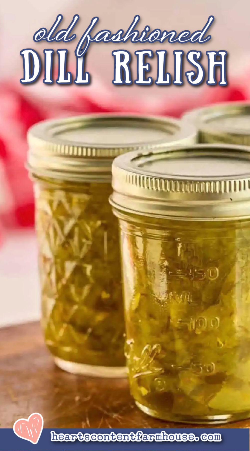Dill Pickle Relish Recipe:  Simple and Classic
