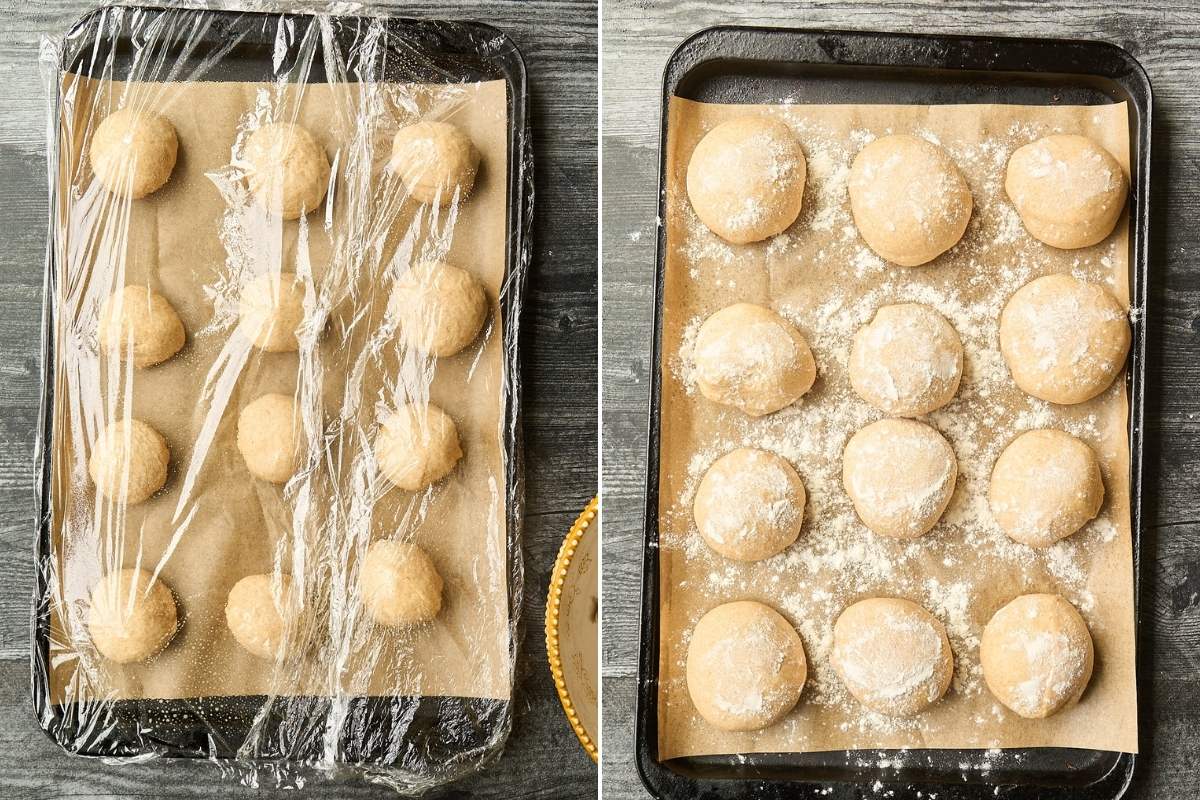 image showing before and after rising.