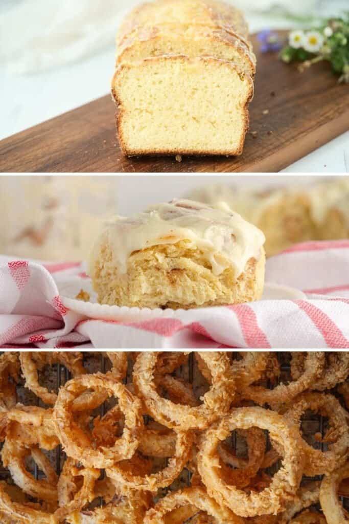 grid of 3 baked goods