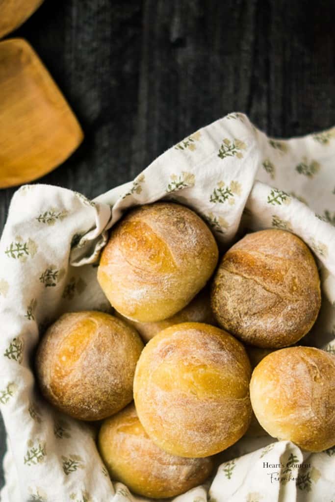 The BestEver Crusty Sourdough Rolls (Easy Recipe!) Heart's Content