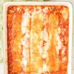 cllose up view of cheesy lasagna