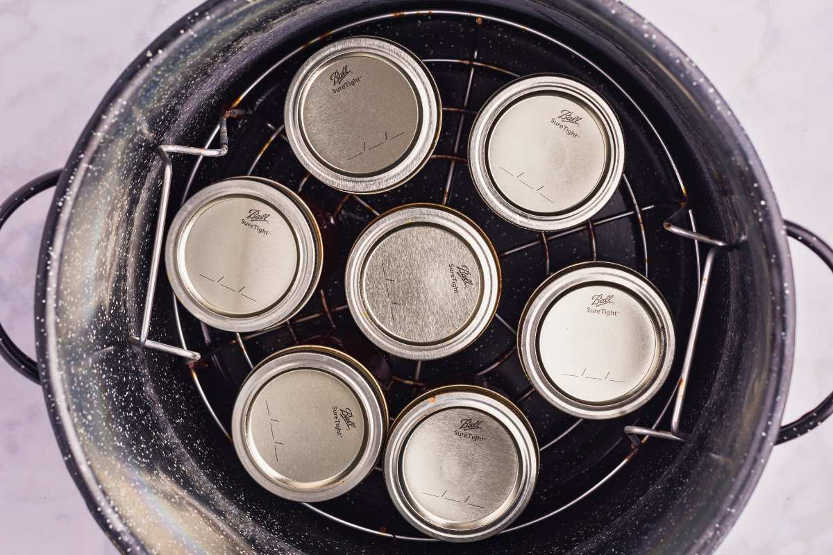 jars processed in waterbath canner.