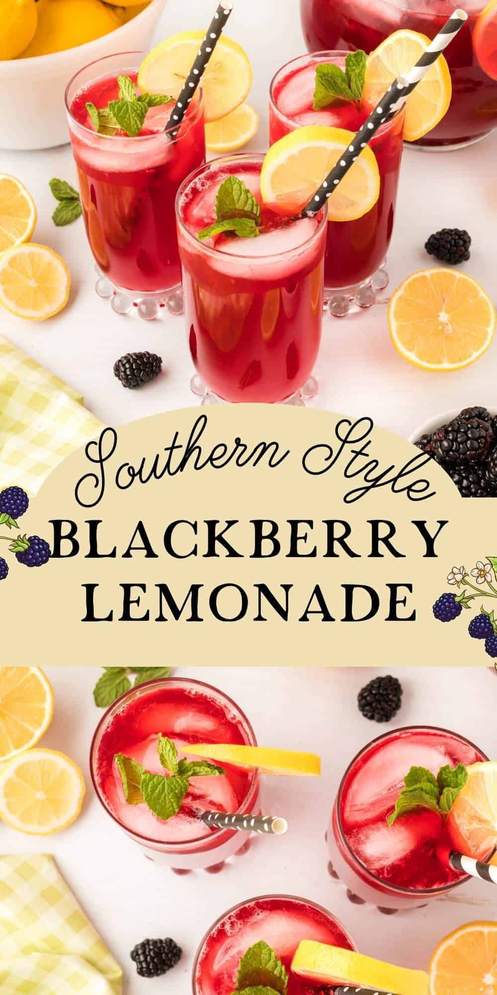 Fresh Summertime Blackberry Lemonade