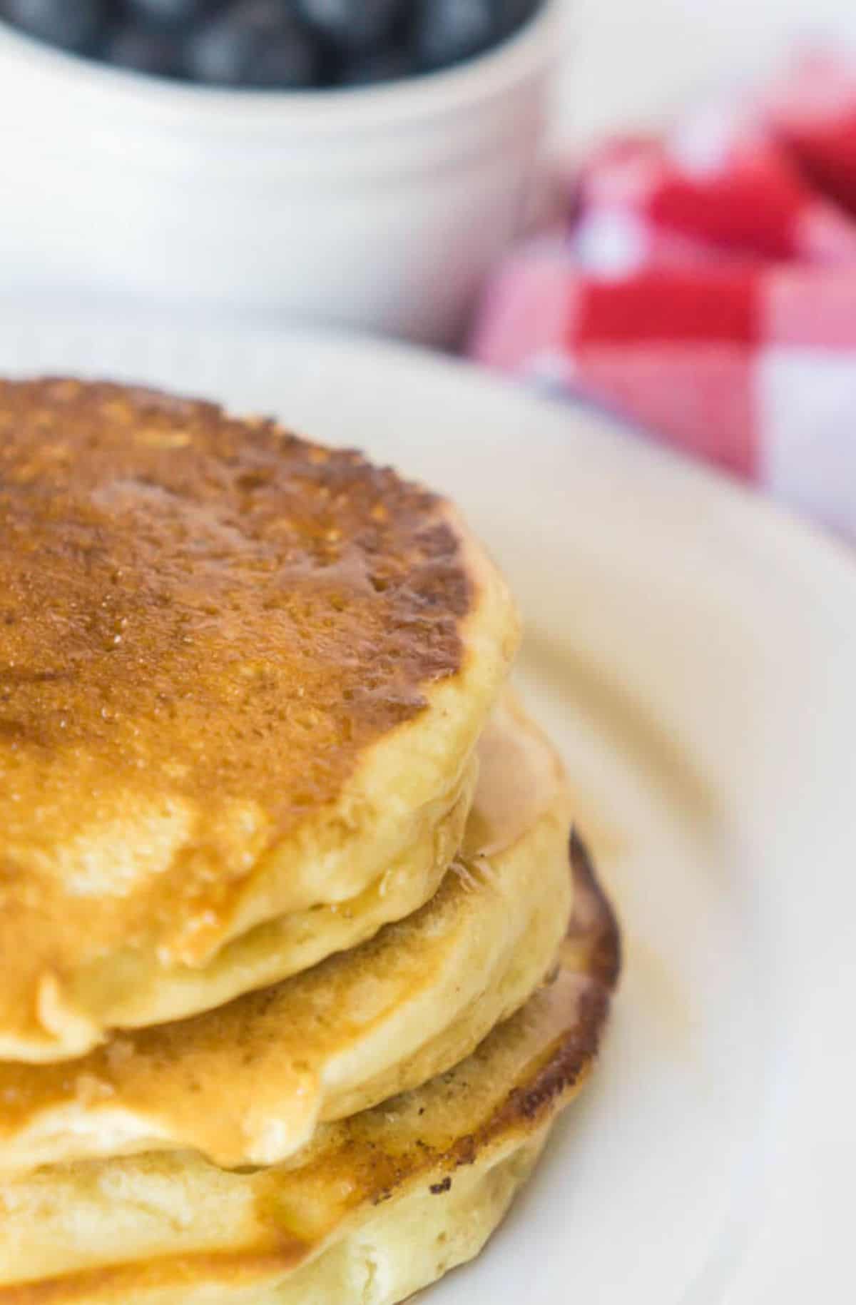 Extra Soft and Fluffy Sourdough Pancakes (smaller batch!)