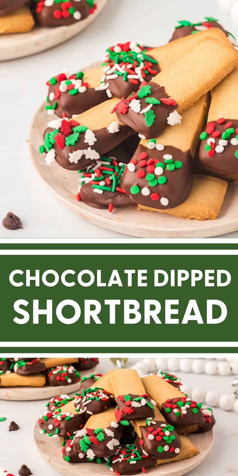 Chocolate Covered Shortbread Cookies