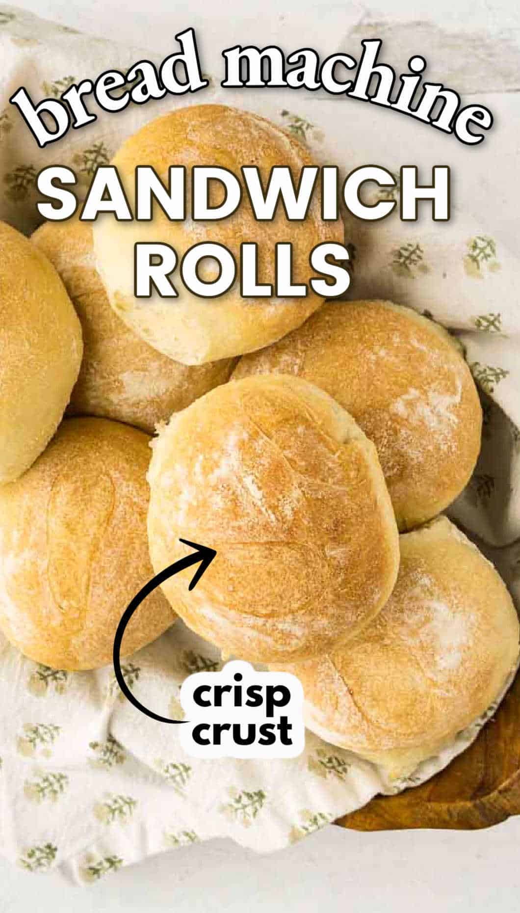Bread Machine Sandwich Rolls (EASY!) Heart's Content Farmhouse