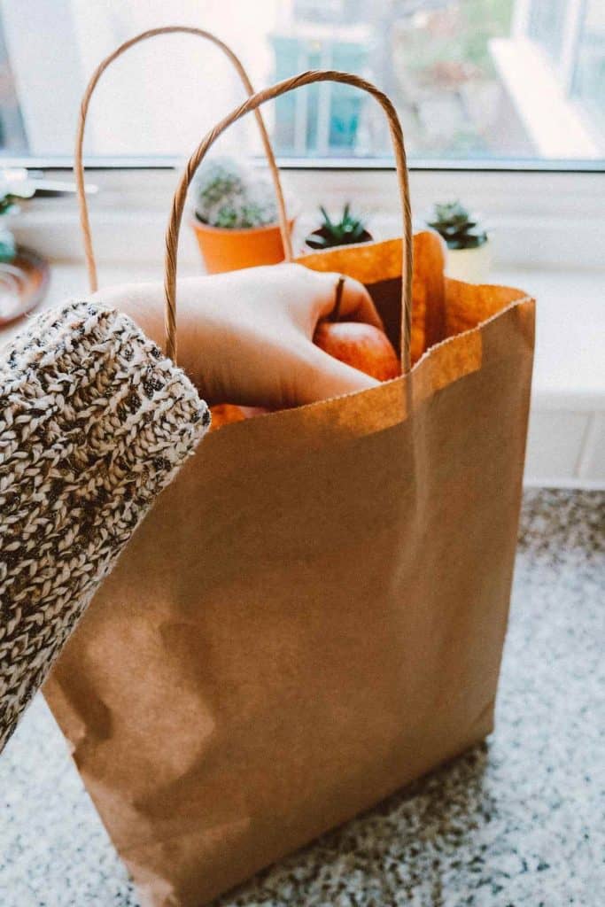 Walmart delivery bag with hand