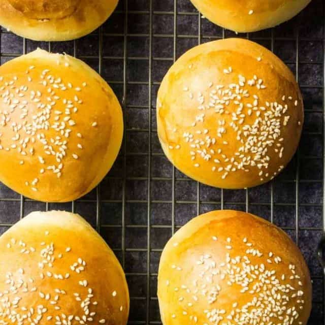 Easy Bread Machine Burger Buns (Recipe + Step by Step Photos)
