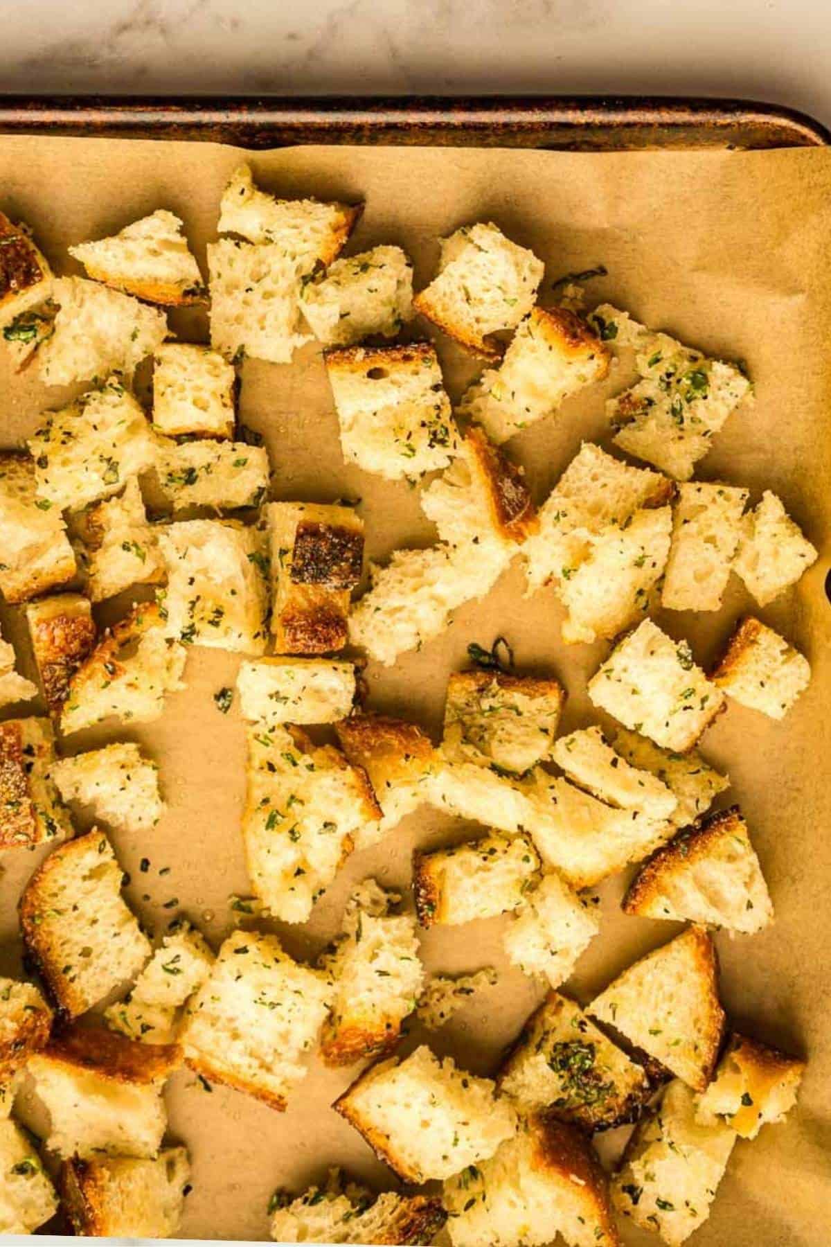 Homemade Sourdough Croutons: Crunchy, Tangy, Yummy