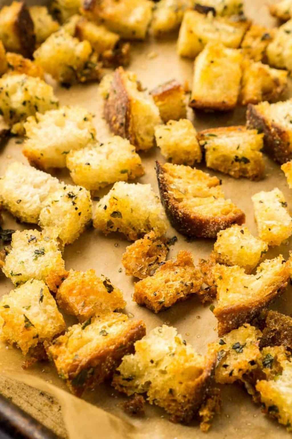 Homemade Sourdough Croutons How to Turn Leftover Bread into a Tasty Treat