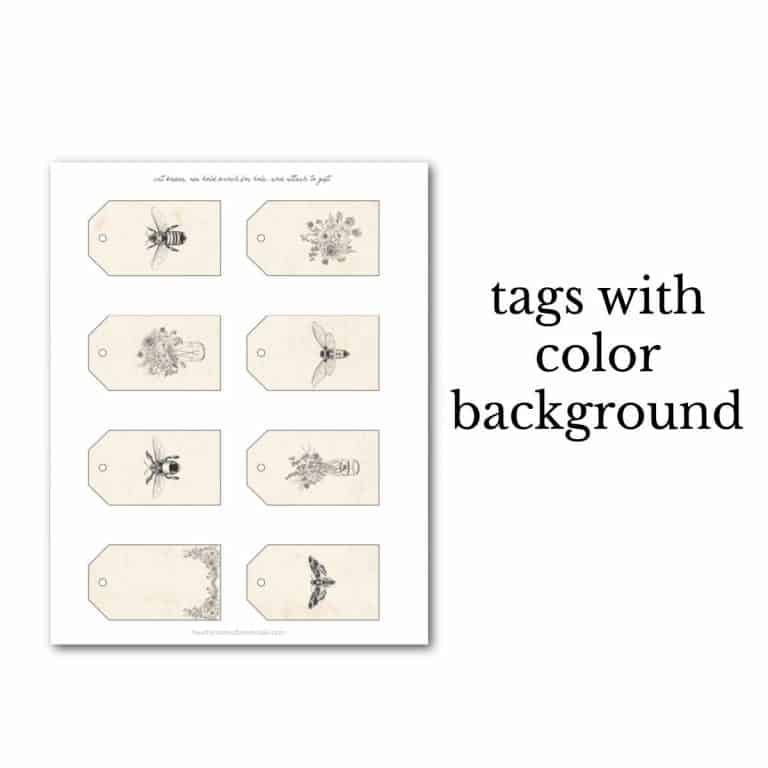 Free Vintage Bee Printables : Heart's Content Farmhouse