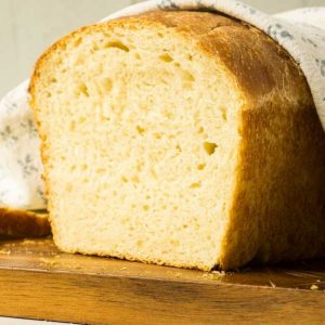 close view sliced sandwich loaf