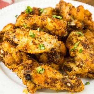 close view of cajun wings
