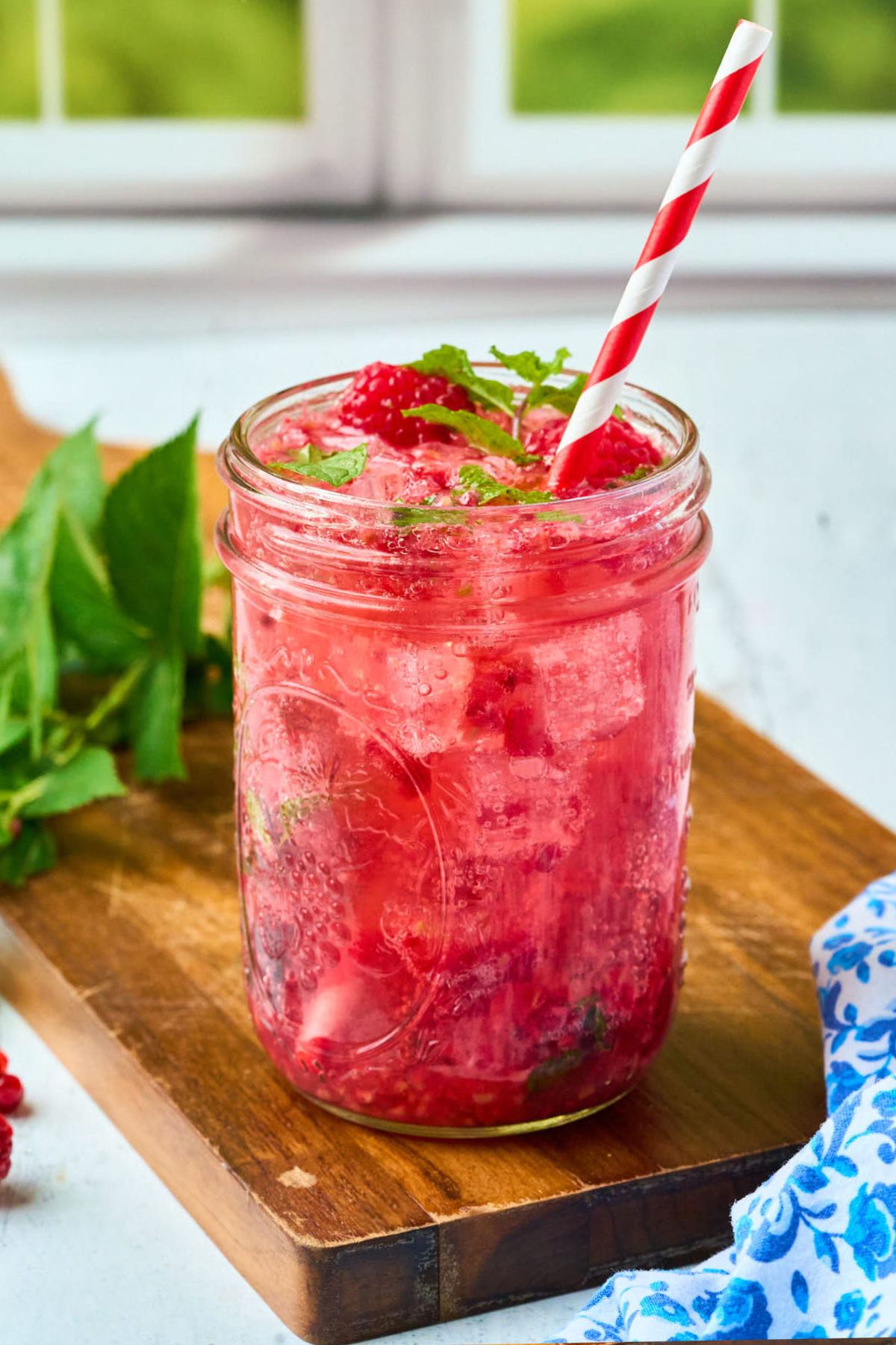 Raspberry Mojitos