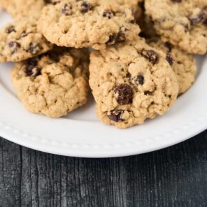 white plate with 12 cookies