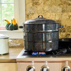 water bath canner on cooktop