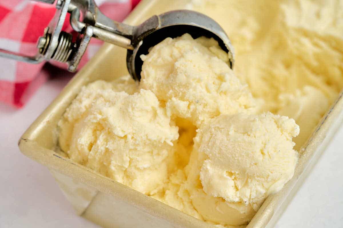 Old Fashioned Vanilla Ice Cream Recipe - Add a Pinch