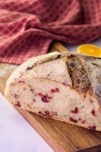 Cranberry Orange Sourdough Bread
