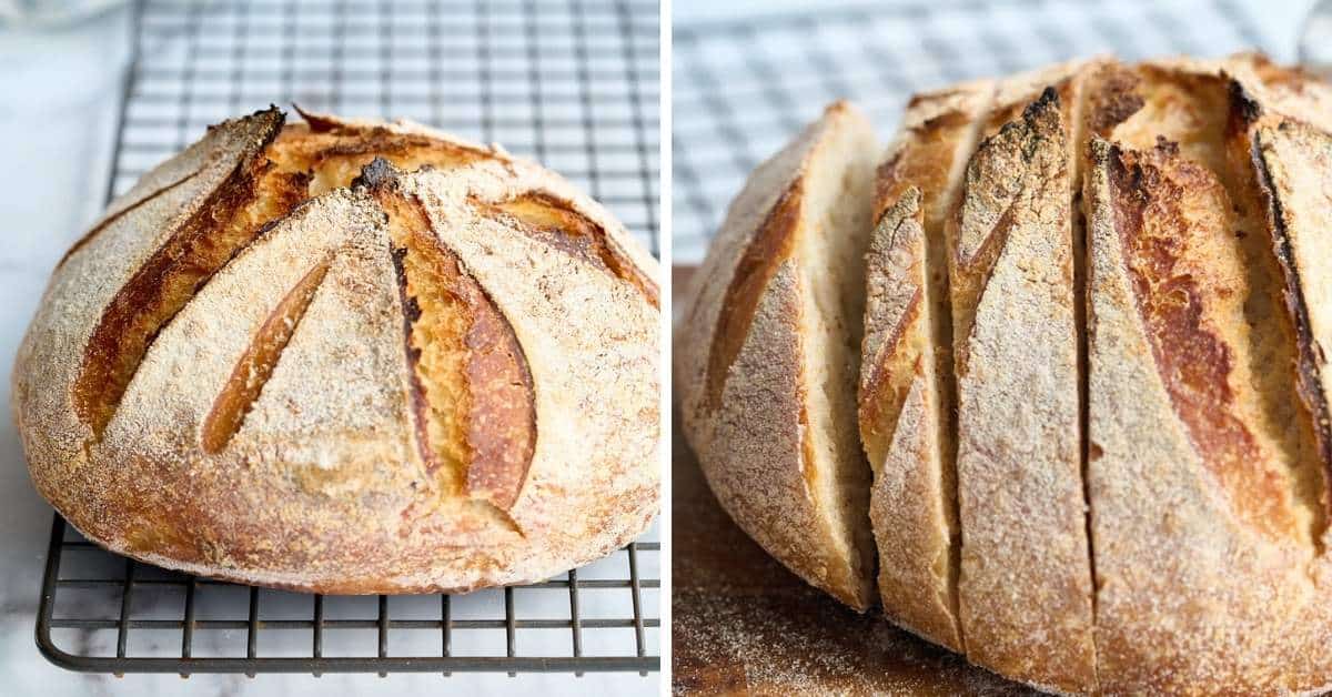 NoKnead Sourdough Bread Heart's Content Farmhouse