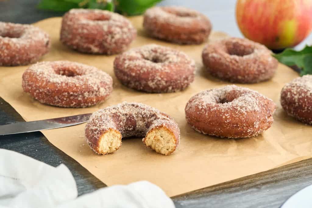 Apple Cider Donuts Made With Dash Donut Maker