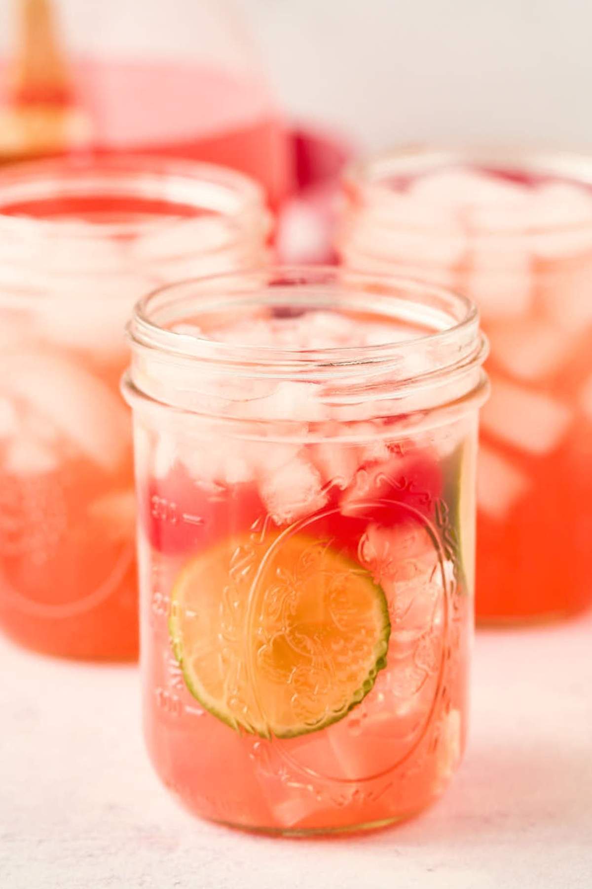 Cherry Lime Cocktail (spiked cherry limeade!)