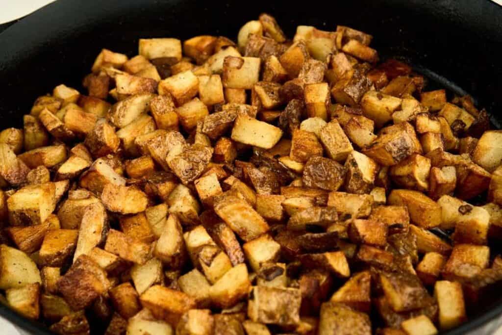 How to Make Perfectly Crispy Home Fries in a Cast Iron Skillet