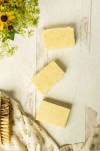 How to Make Fresh Lemon Cold Process Soap
