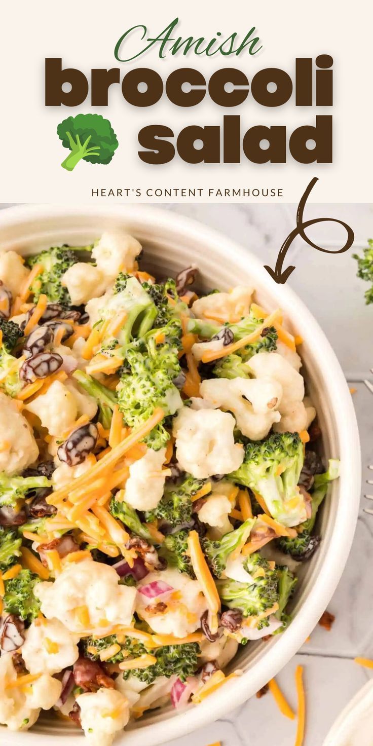 Amish Broccoli Salad Recipe
