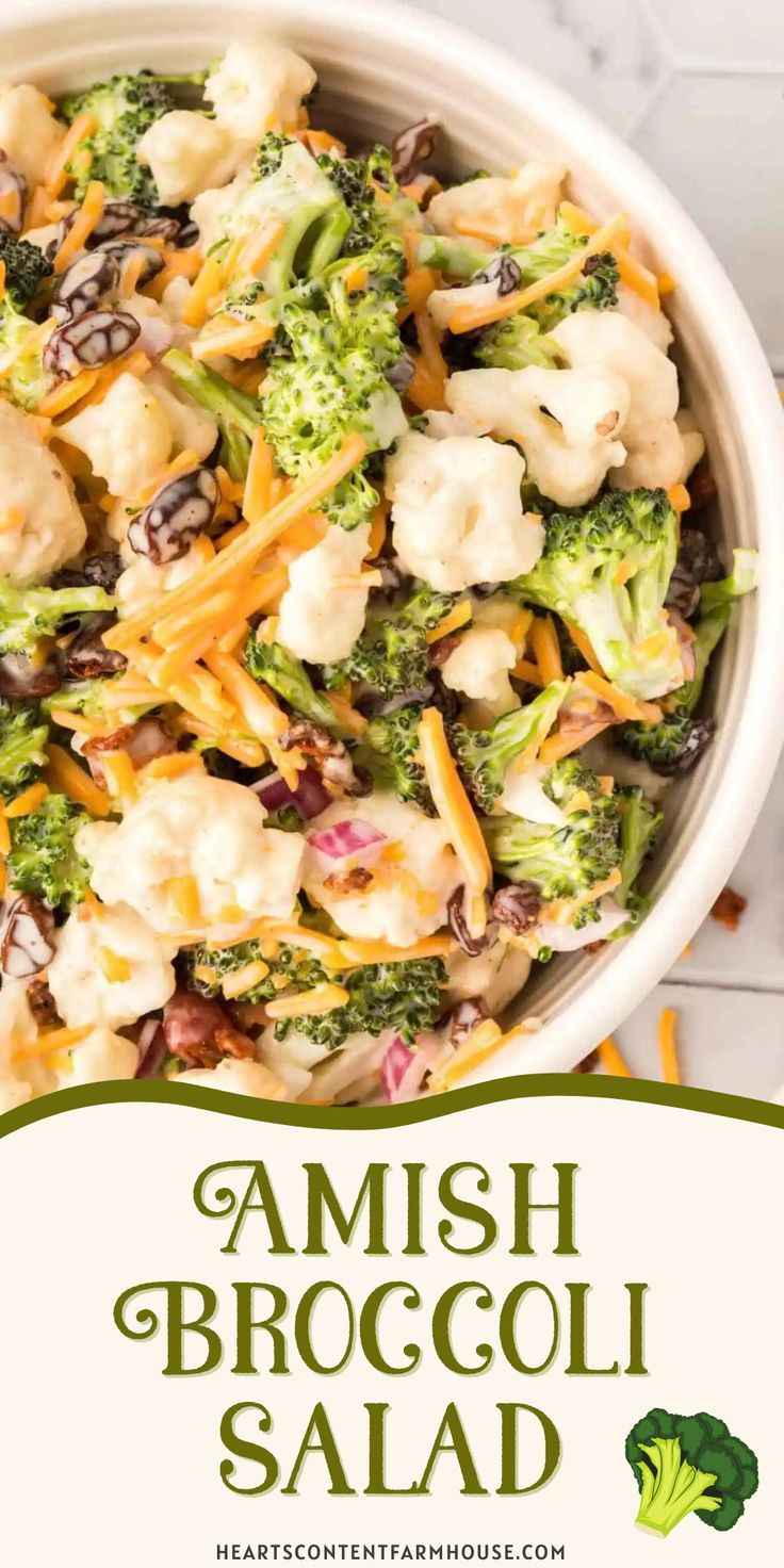 Amish Broccoli Salad Recipe