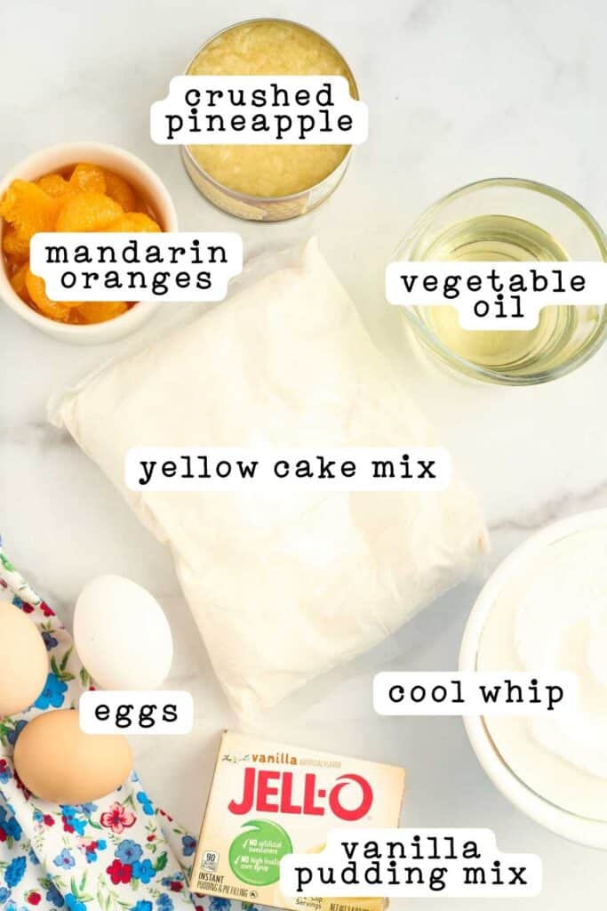 Cool, Creamy, and So Easy Mandarin Orange and Pineapple Cake