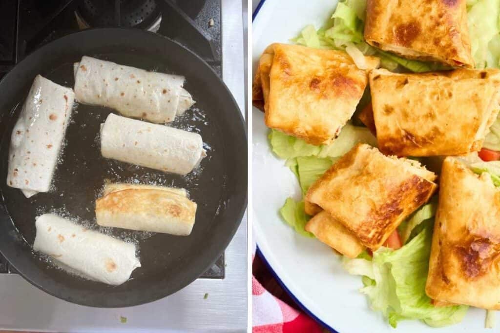 frying in cast iron skillet