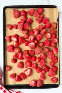 Freezing Fresh Strawberries (a Simple How-To)