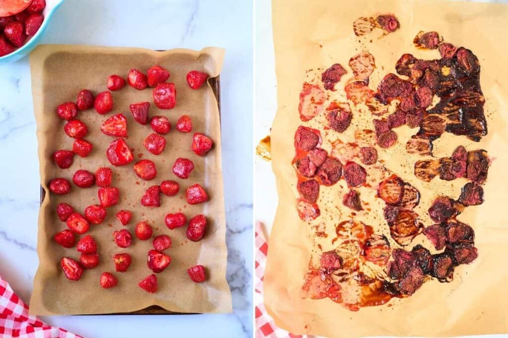 How to Make Naturally Sweet + Chewy Oven Dried Strawberries