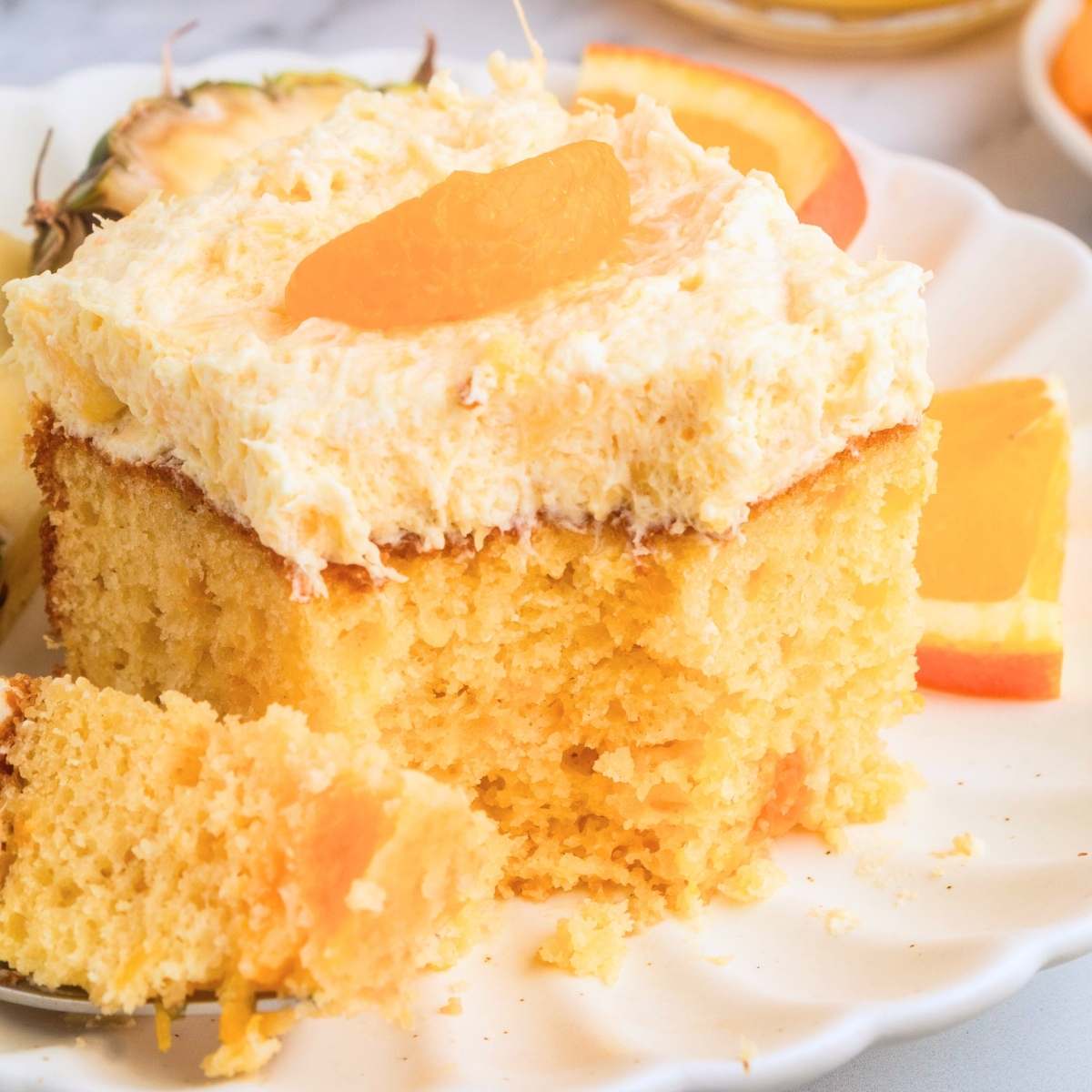 square of cake