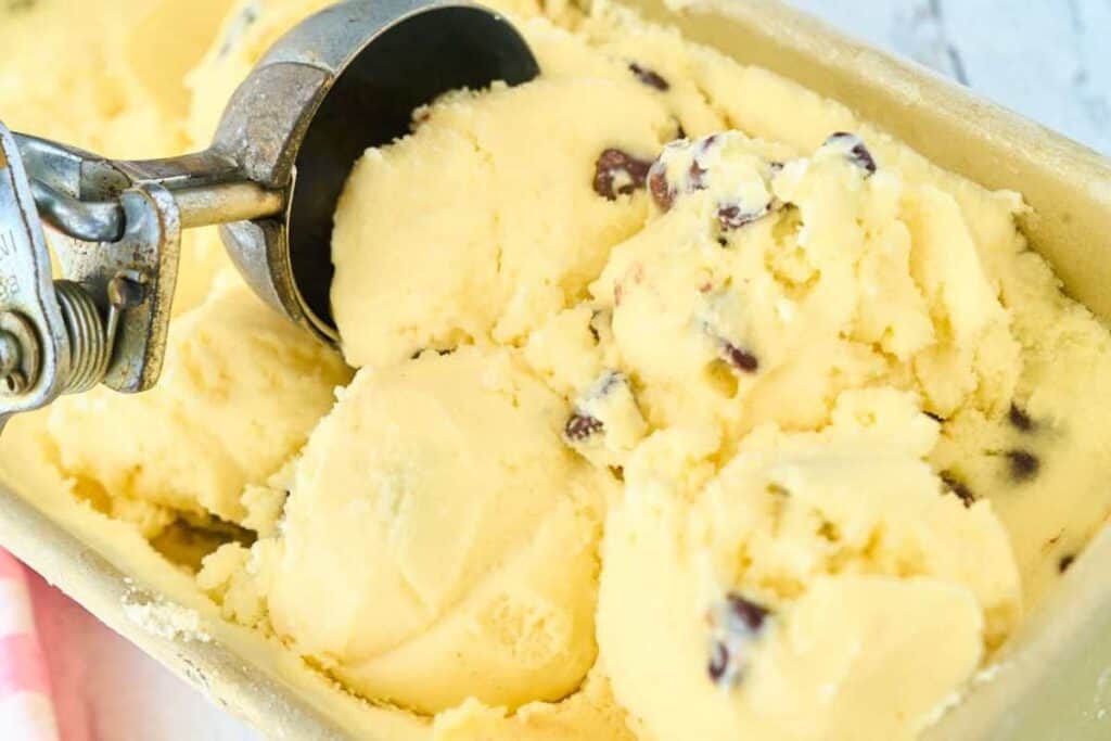 close up of ice cream