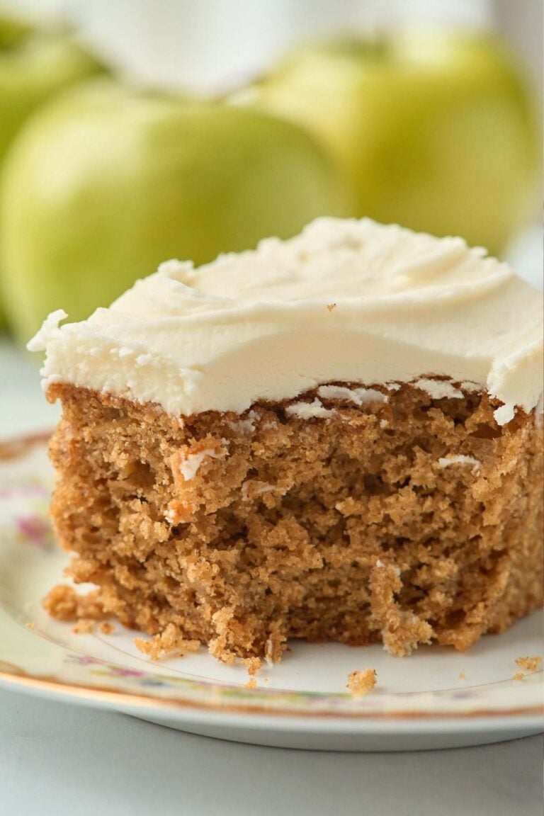 Sourdough Apple Cake with Cream Cheese Frosting