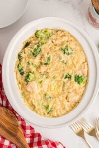 finished dish in slow cooker