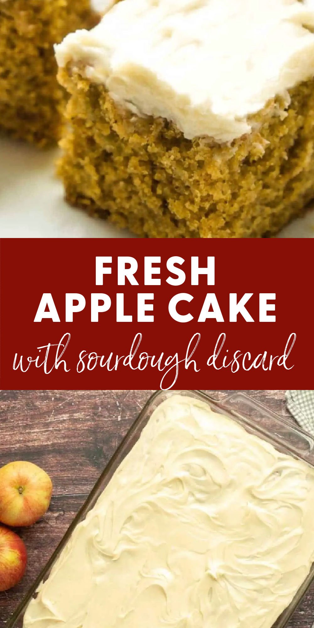 Sourdough Apple Cake