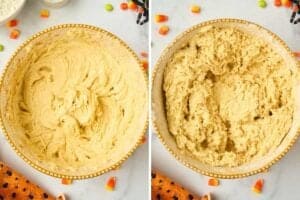 cookie dough in bowl