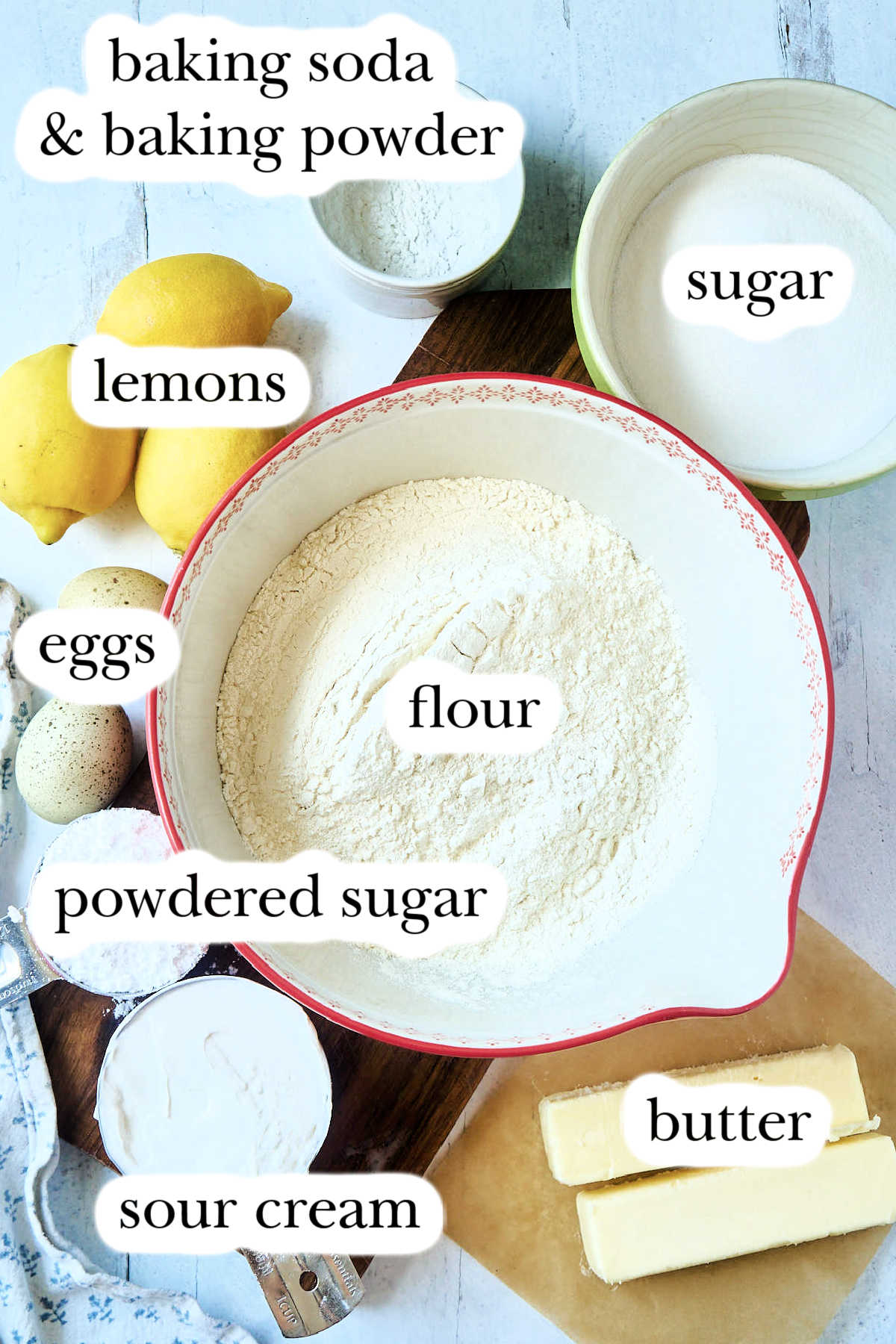 ingredients on counter.
