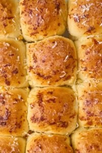 Homemade Garlic Parmesan Dinner Rolls (Super Soft)