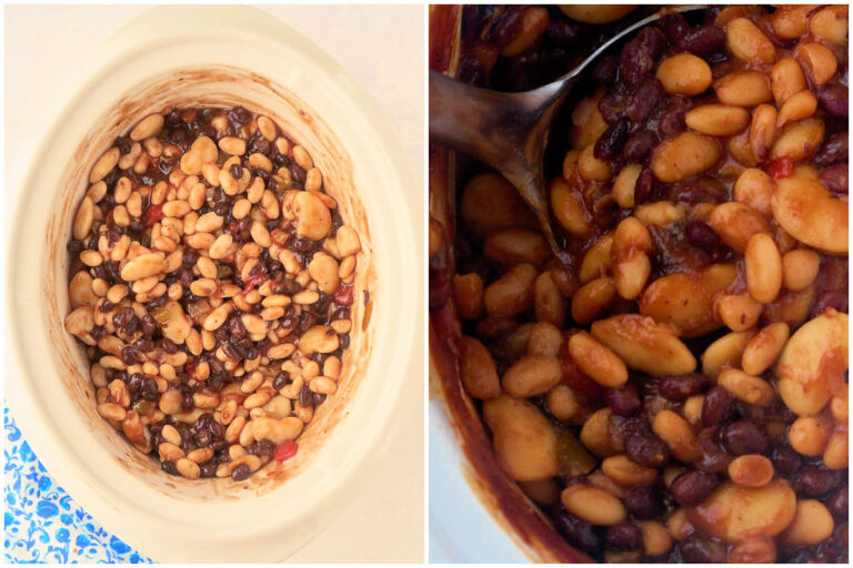 Crockpot Barbecue Beans Hearts Content Farmhouse
