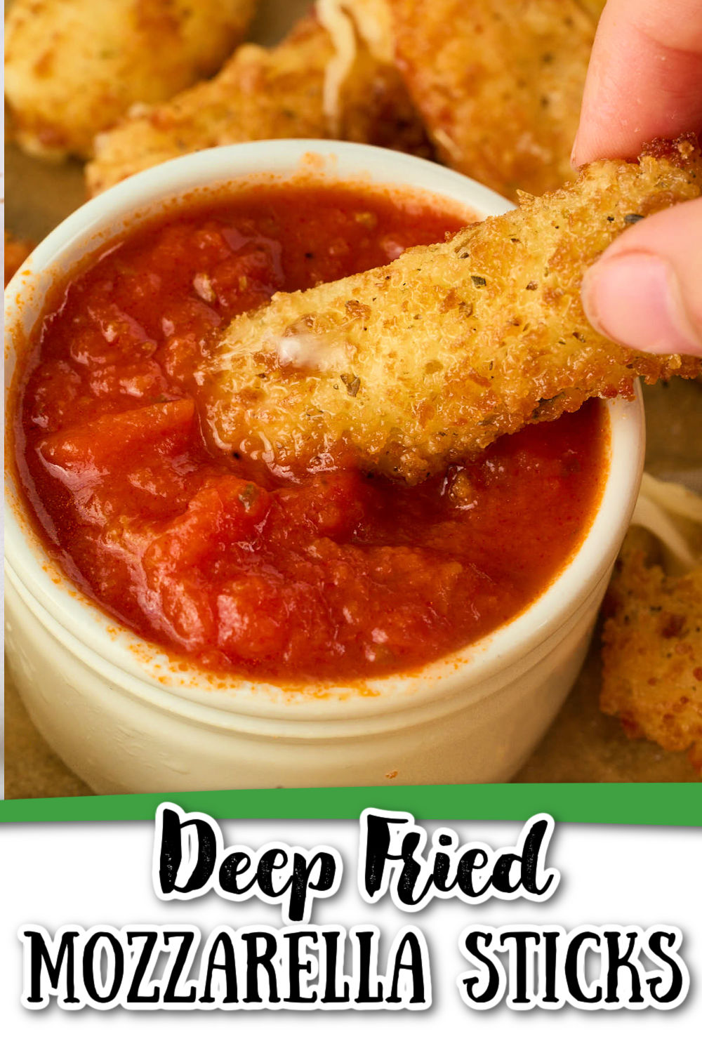 Deep Fried Mozzarella Sticks