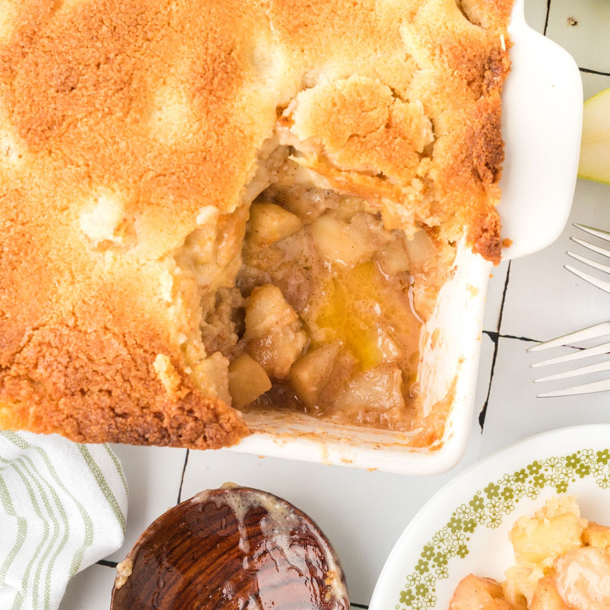 Cinnamon Sugar Pear Cobbler : Heart s Content Farmhouse