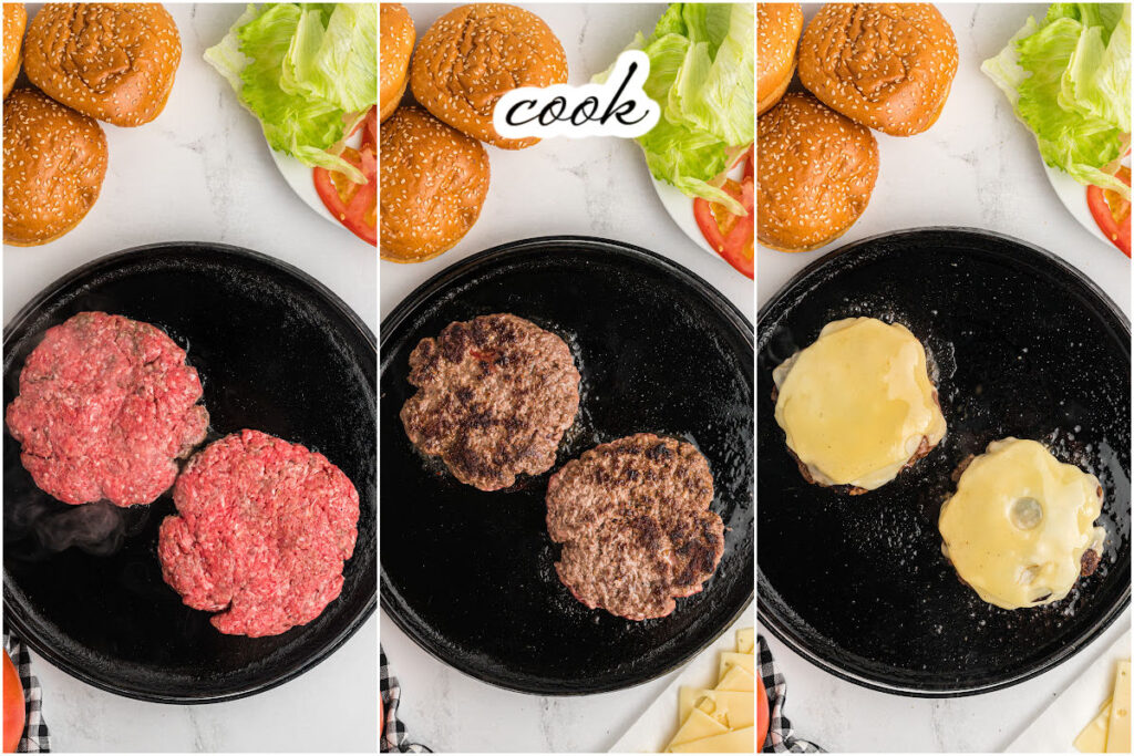 How to Make Cast Iron Skillet Burgers (Delicious + Juicy + Perfectly Seasoned)