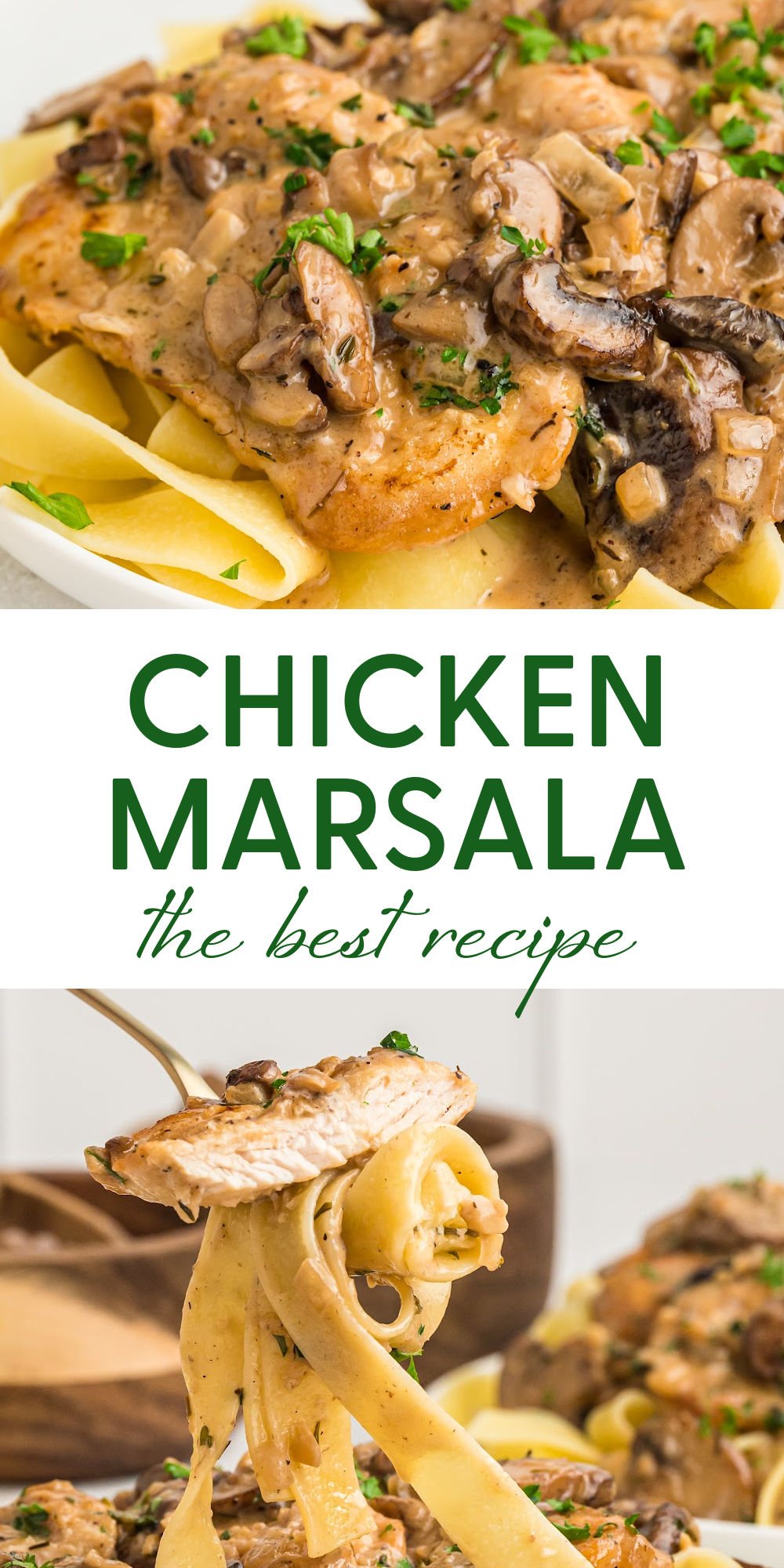 One-Pan Chicken Marsala {The BEST!}