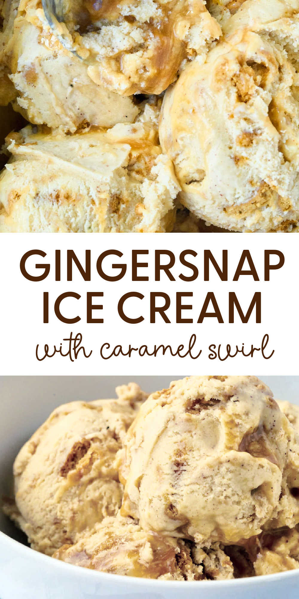 Caramel Gingersnap Ice Cream Recipe